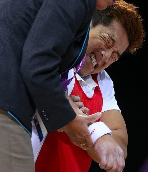 Sa Jae-Hyouk - Severe Elbow Injury