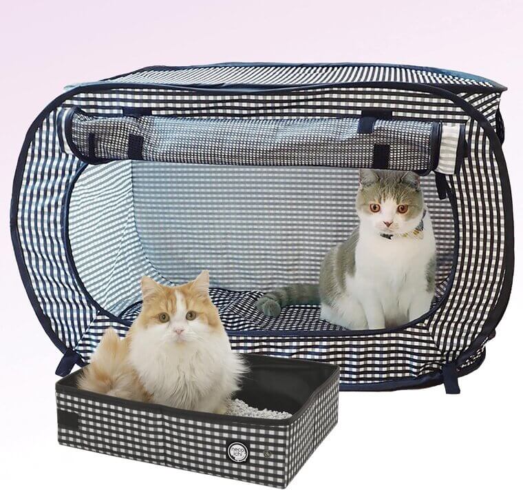 Necoichi Cat Carrier - Perfect Travel Companion for Your Feline Friend 