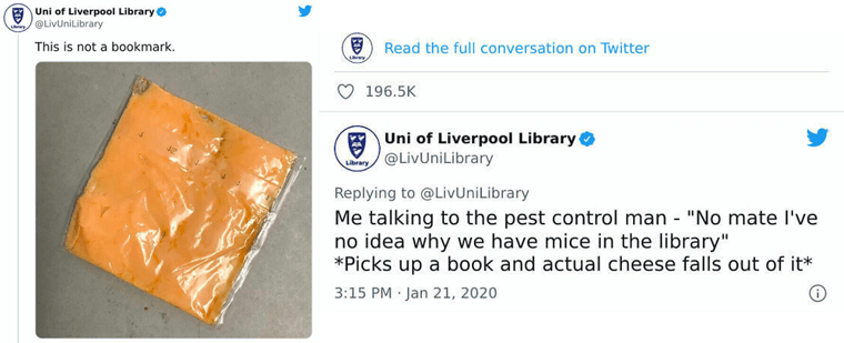 Cheese Is Not a Bookmark