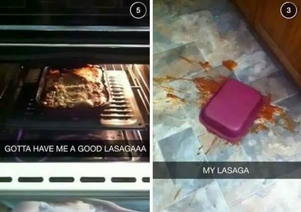 “Oh My Poor Lasagna”