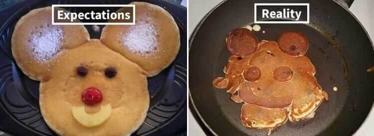 Mickey Mouse Pancake Fail