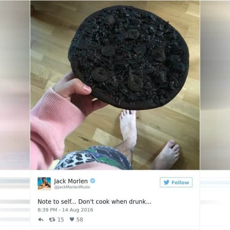 No Cooking if you’re Drinking