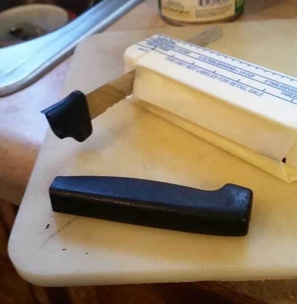 Using Butter Knife