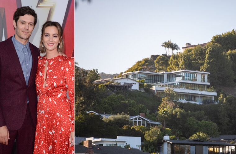 Adam Brody and Leighton Meester