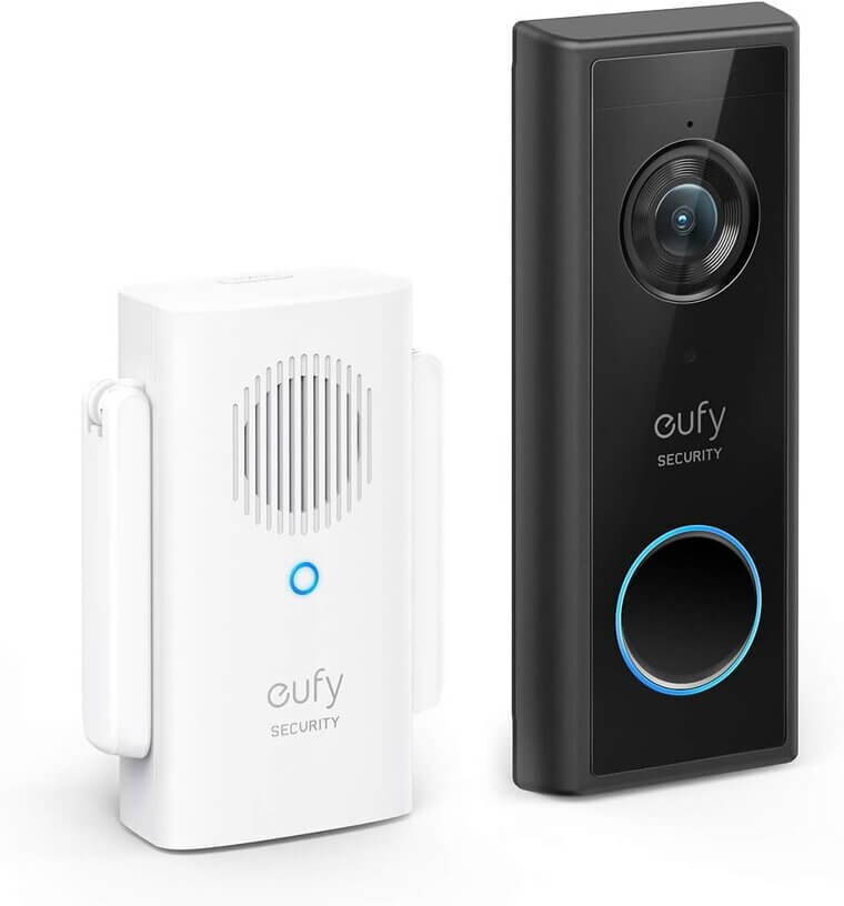 eufy Video Doorbell - 1080p, AI Detection & No Subscription - Enjoy 20% Off!
