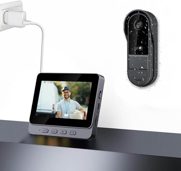 Winnes Doorbell Camera - Easy, Wireless, No Subscription Needed