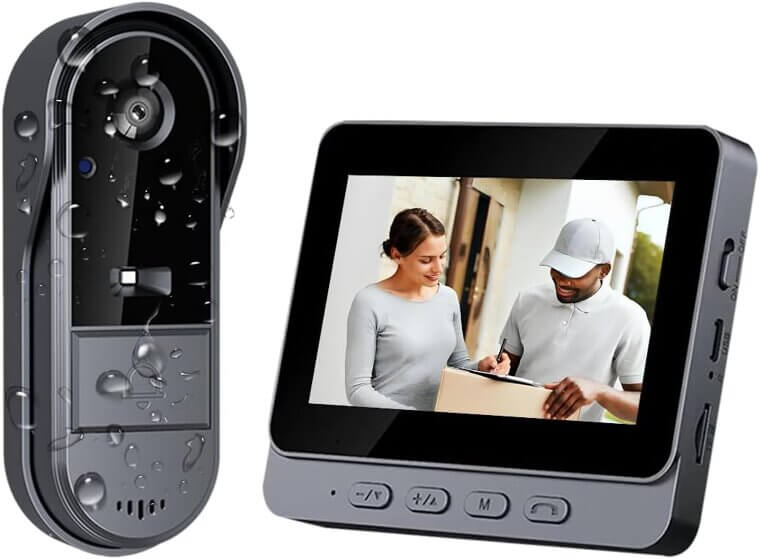 Wireless Doorbell Camera - No Subscription, Easy Setup, 1080P Clarity - Enjoy 9% Off!