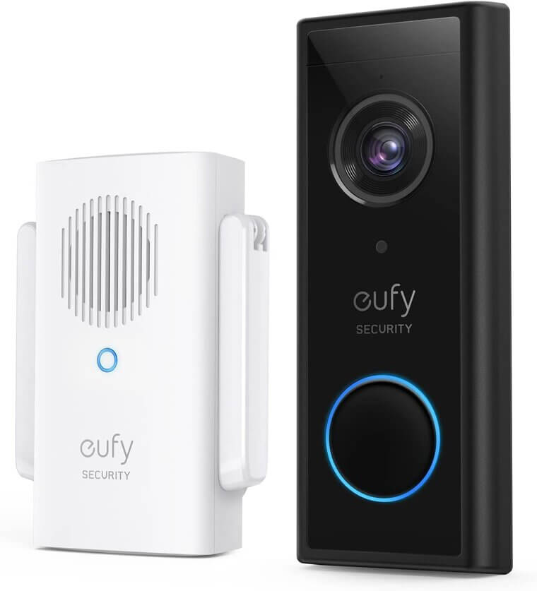 Eufy Video Doorbell 2K - Crystal Clear Security with No Fees