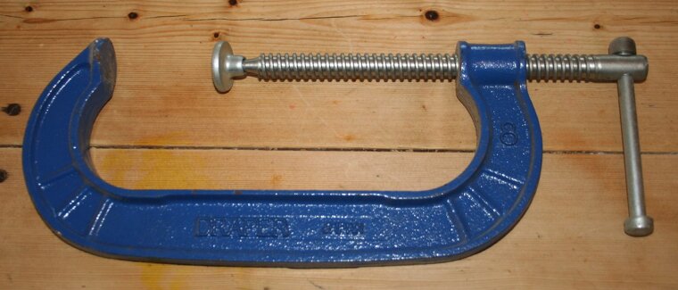 A Heavy-Duty C-Clamp for Holding Things Tight