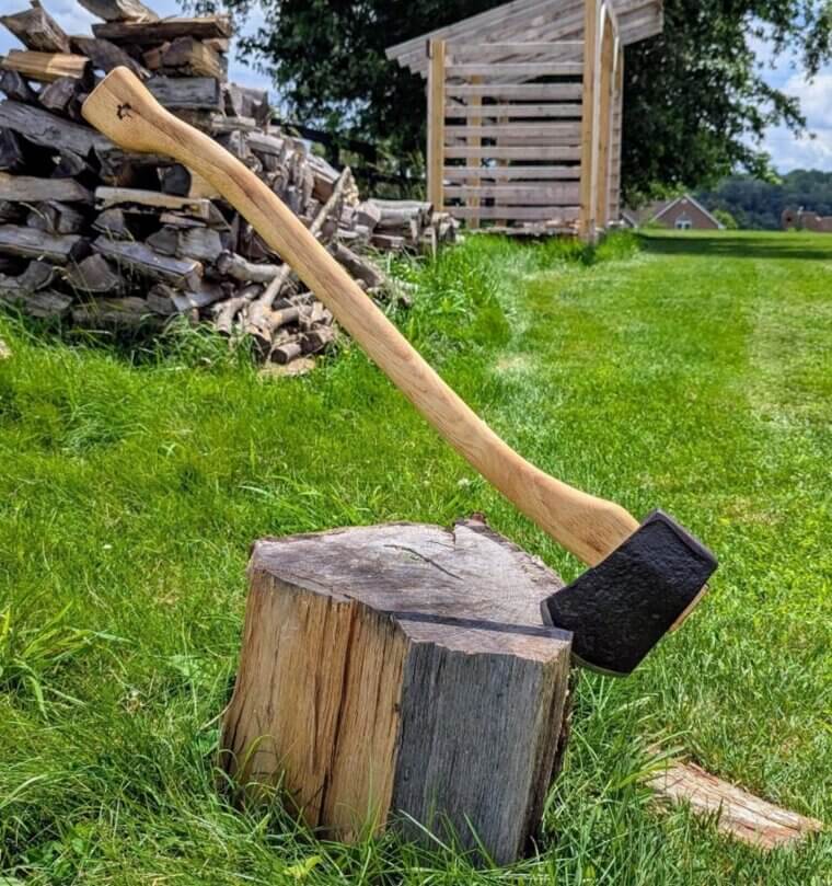 A Wooden-Handled Axe Built for Real Work