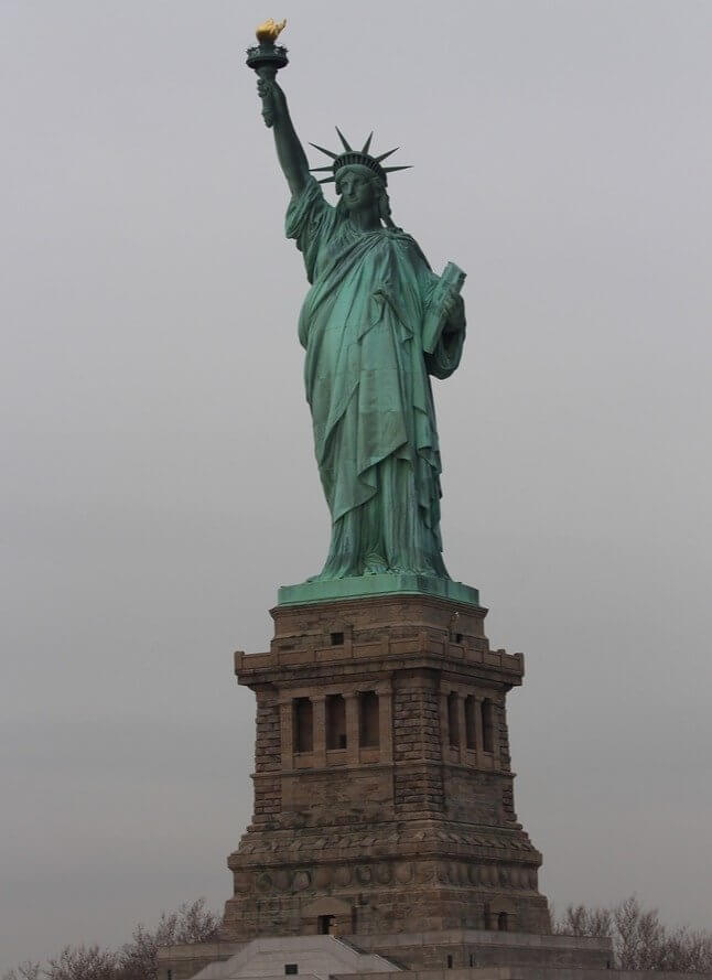 The Statue Of Liberty Standing Tall in the Heart of America