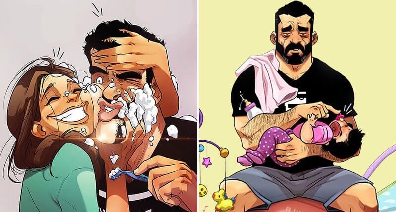 40 Honest Illustrations About What Marriage, Pregnancy And Family Life Are Really Like