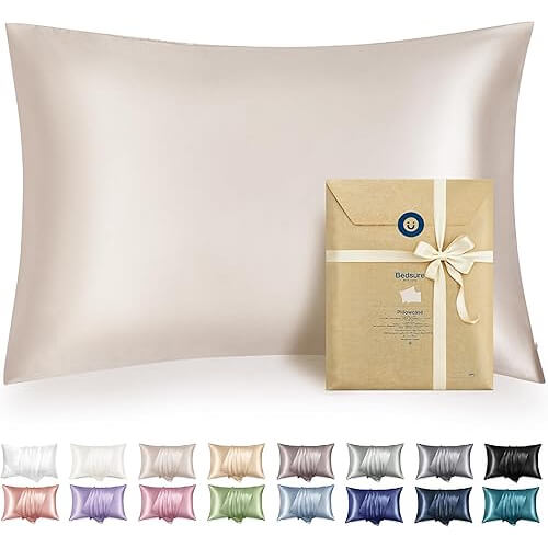 Luxurious Satin Pillowcase Set that Protects Your Hair and Skin. 
