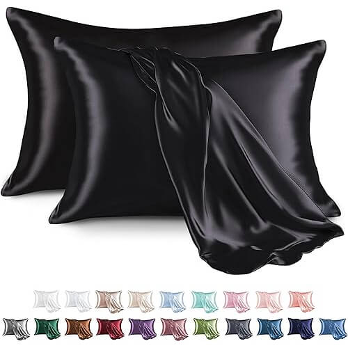 Silky Satin Pillowcase Set that Transforms Your Nightly Routine. 