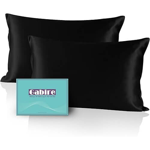 Authentic Silk Pillowcase Set that Prevents Acne and Wrinkles. Now 11% Off!