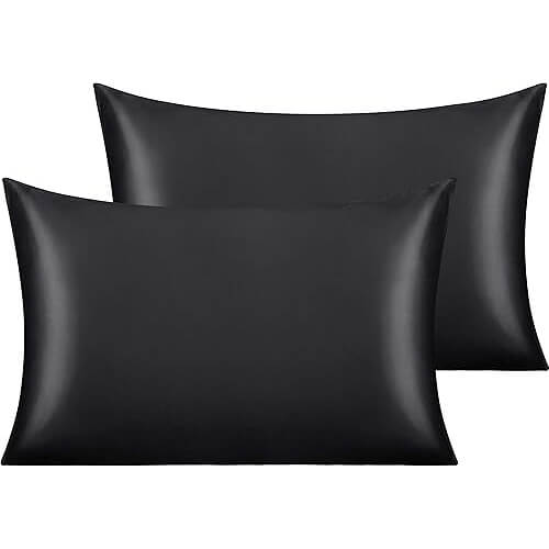 Elegant Satin Pillowcase Set that Keeps Hair Smooth Overnight. 