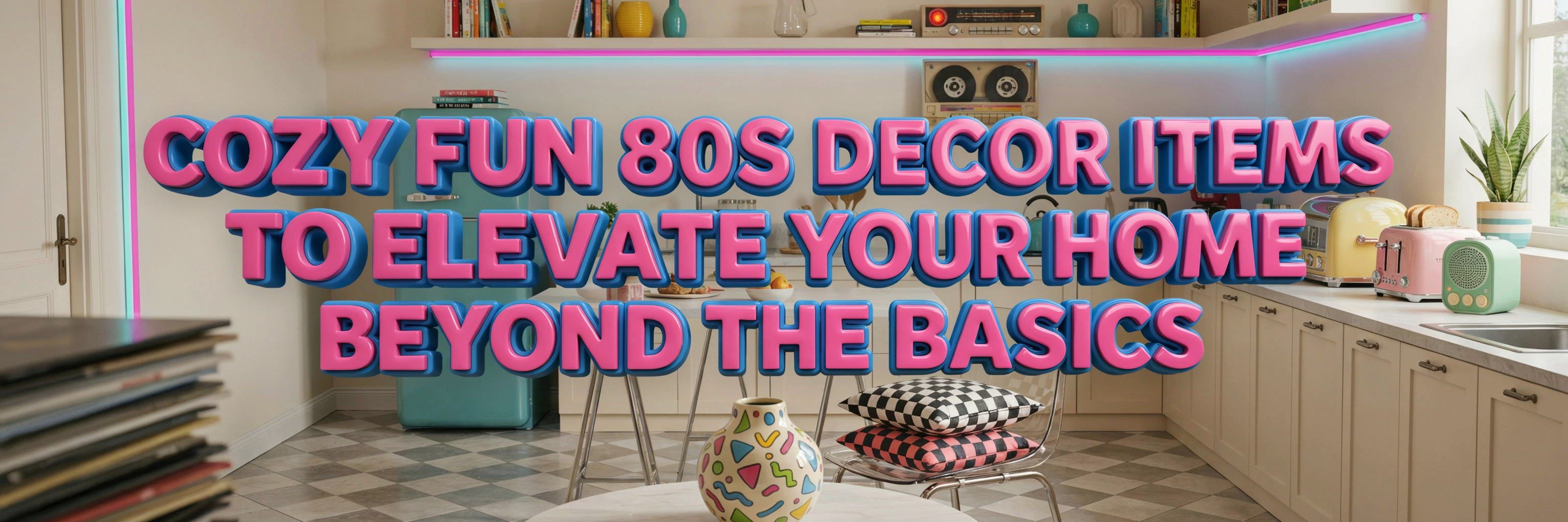 Retro Revival: Fun 80s Decor Items to Elevate Your Home Beyond the Basics
