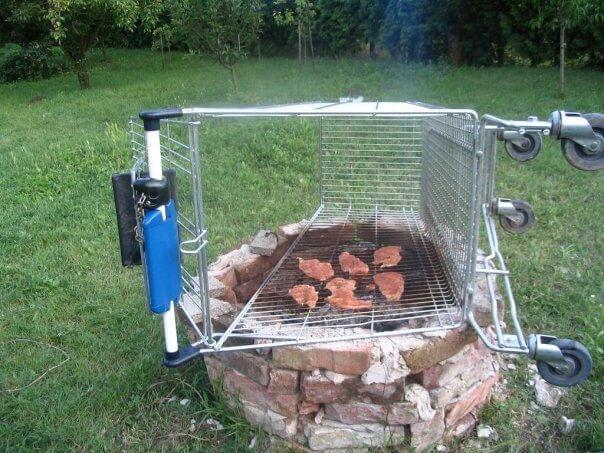Shopping Cart Grill
