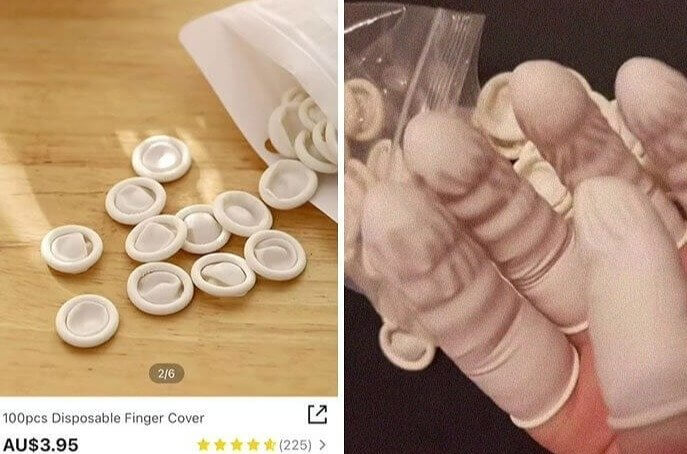 What? These Are Just Disposable Finger Covers