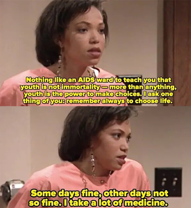 A Different World Humanizes the AIDS Epidemic