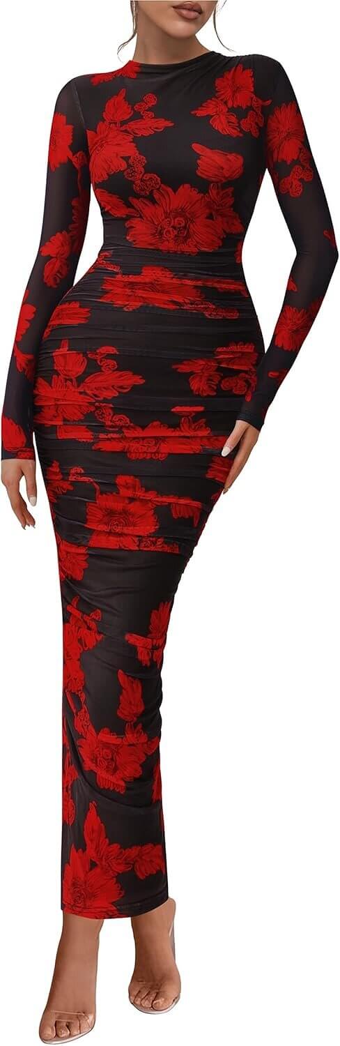 PRETTYGARDEN Maxi Dress - Perfect for Weddings and Parties! 