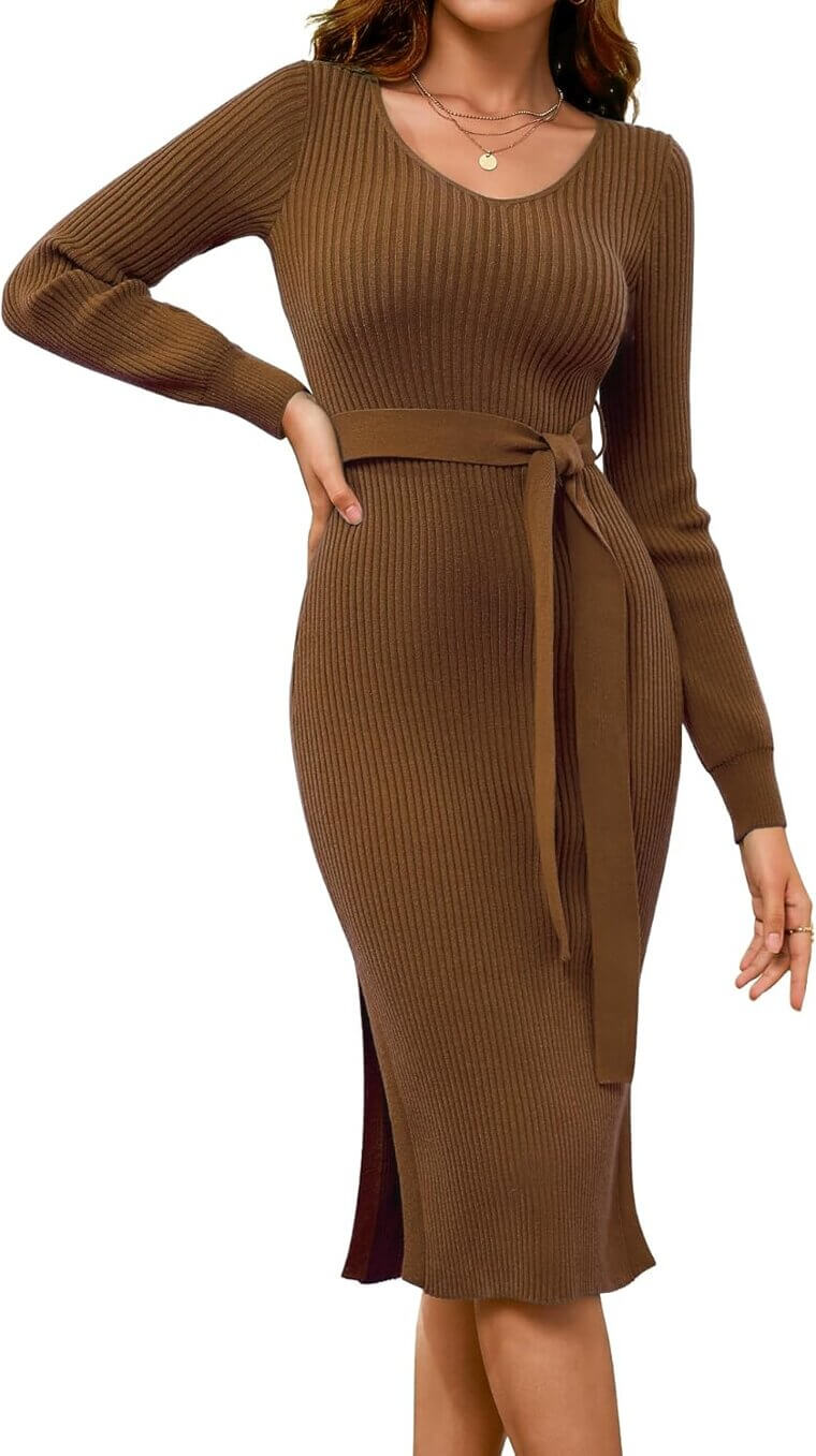 Dressystar Sweater Dress - Cozy and Chic Style 