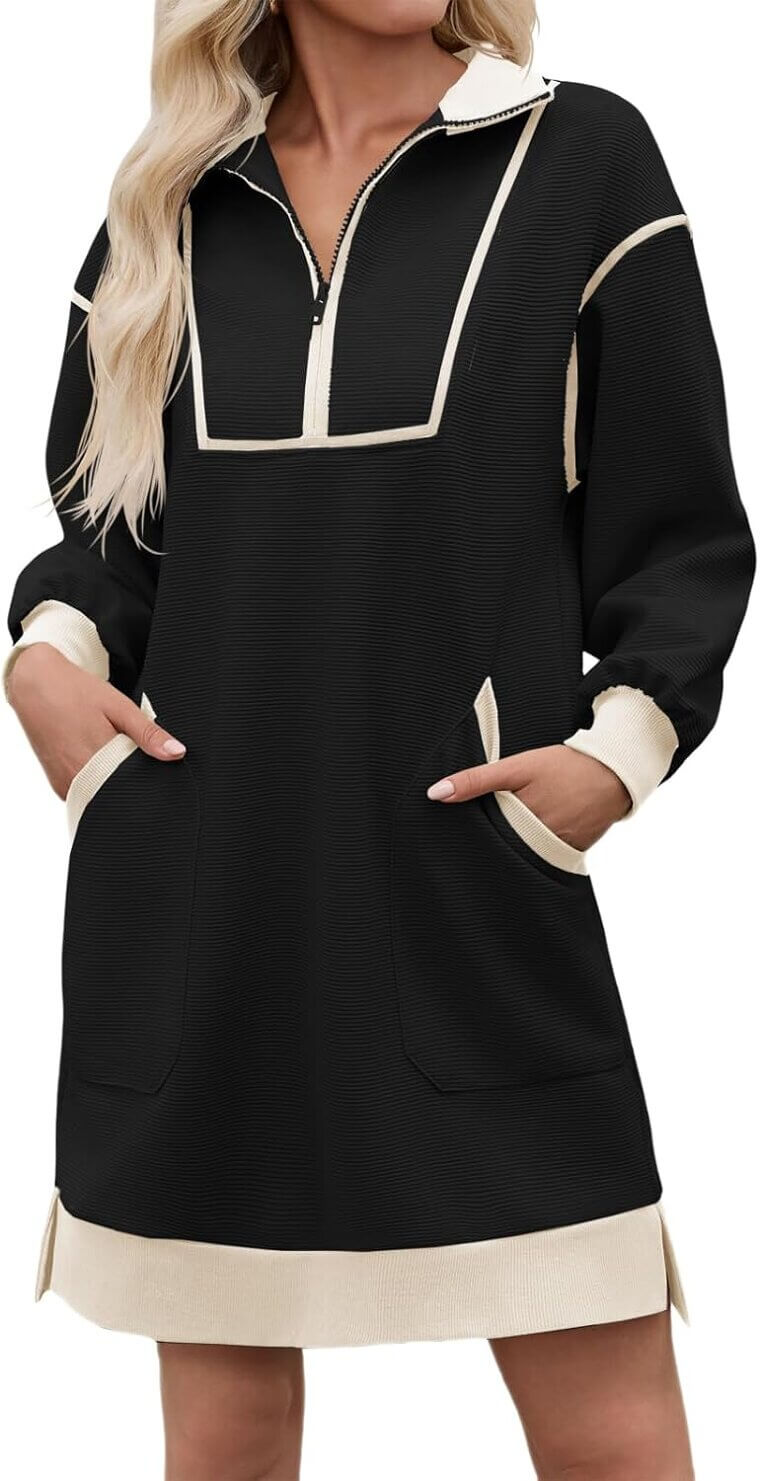 Wenrine Sweatshirt Dress - Cozy Style for Fall Comfort - Now 25% Off!
