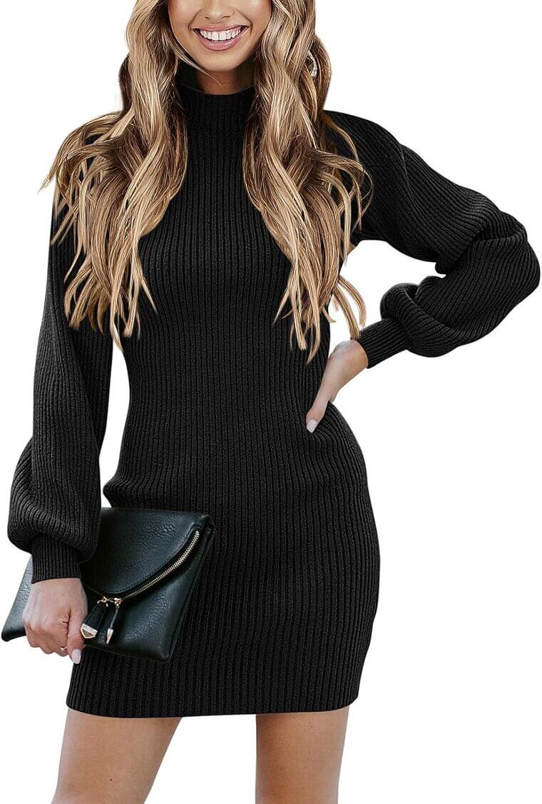 ANRABESS Sweater Dress - Perfect Fall Style 