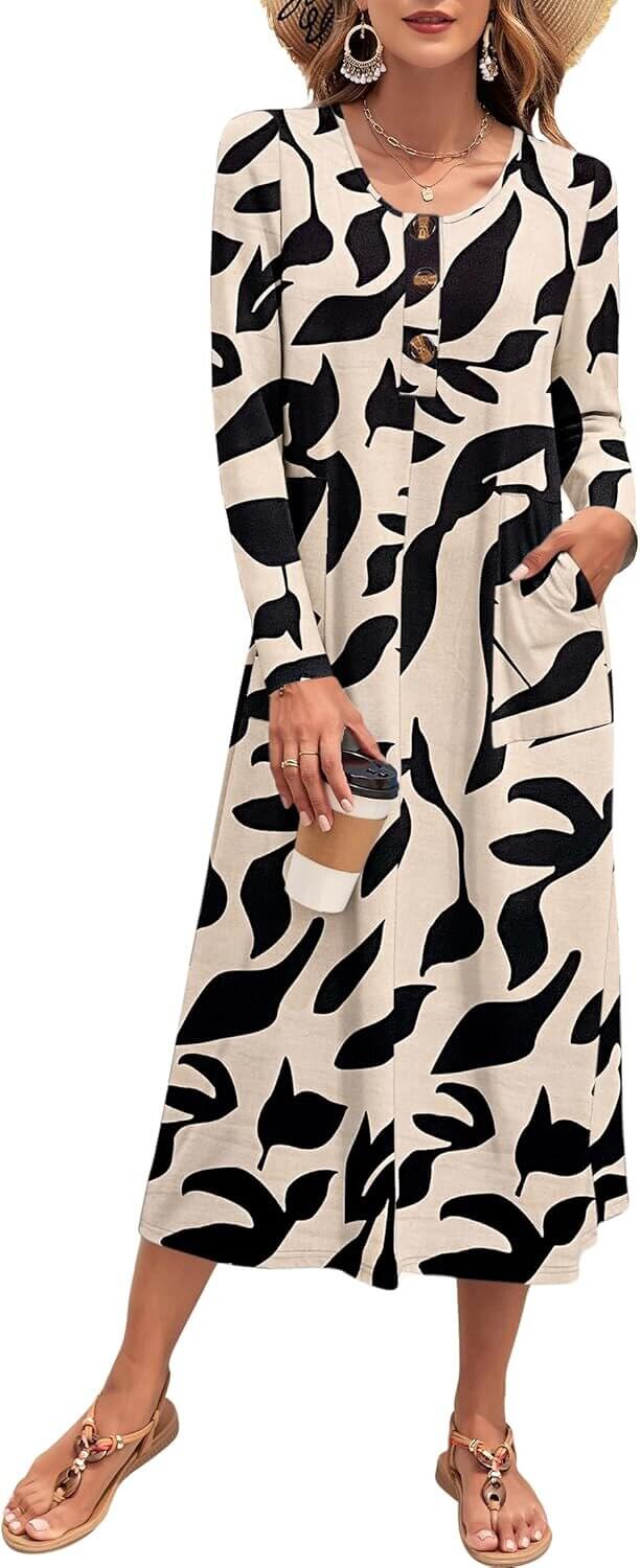MOLERANI Maxi Dress - Stylish Comfort with Pockets, Perfect for Any Occasion! - 21% Off!