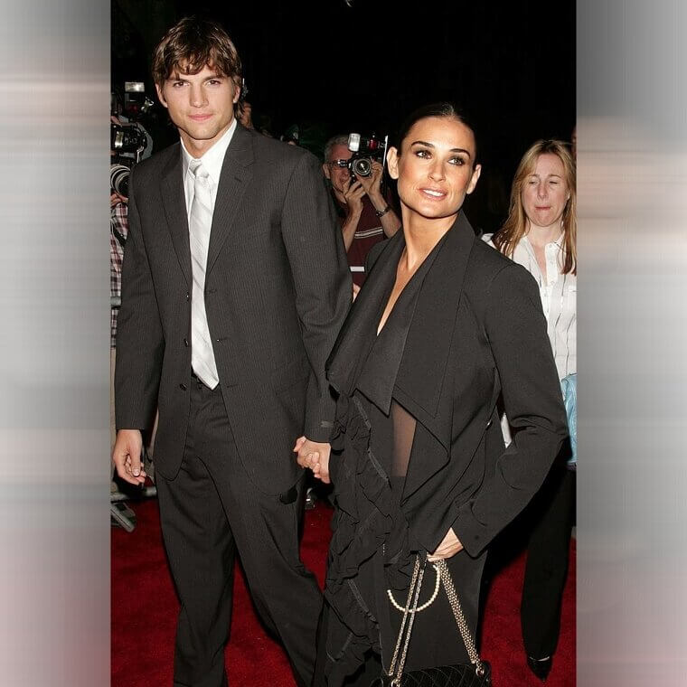 Demi Moore (41) And Ashton Kutcher (25)
