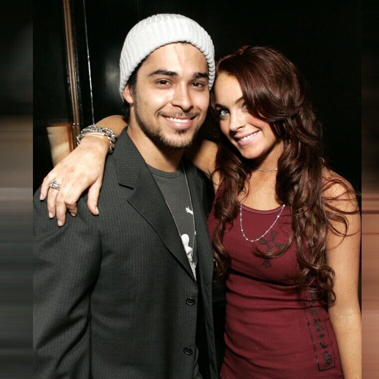 Wilmer Valderrama (24) And Lindsay Lohan (18)