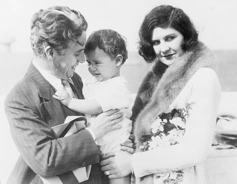 Charlie Chaplin (35) And Lita Grey (15)