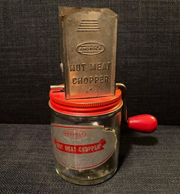 A Hand Grinder for a Nut Chopper