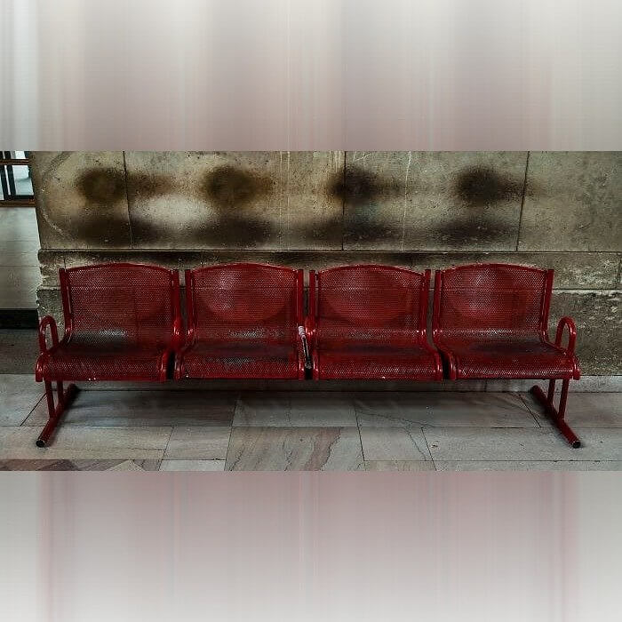 Merktekens van achterblijvers op Union Station
