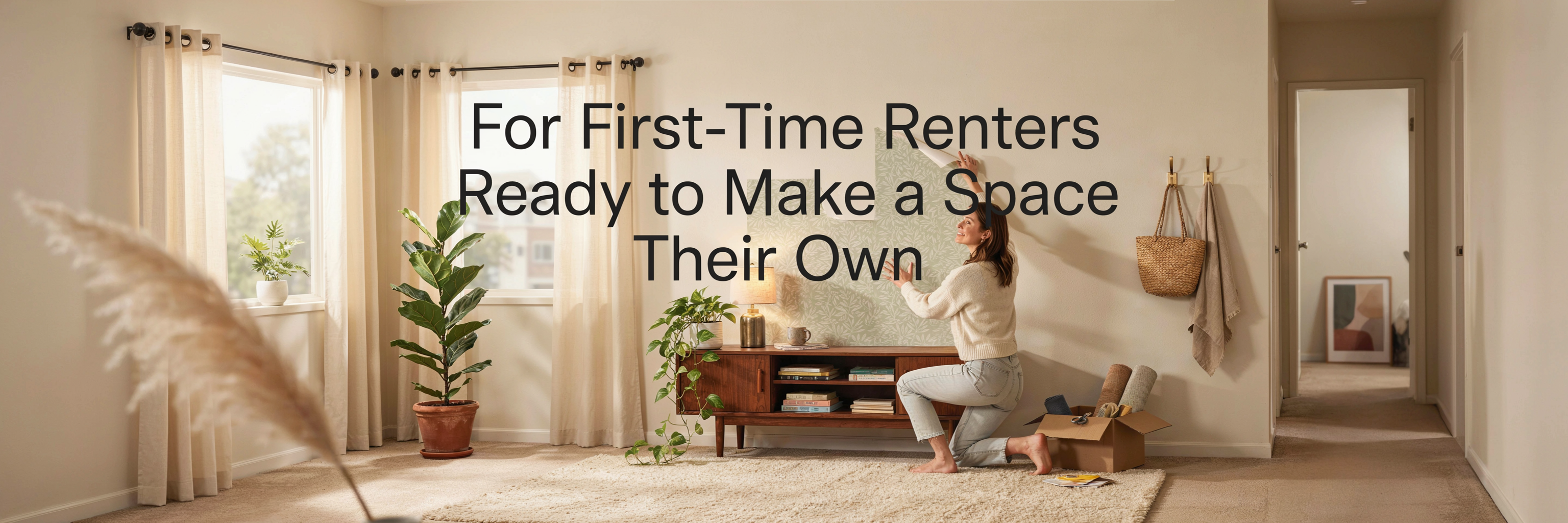 For First-Time Renters Ready to Make a Space Their Own