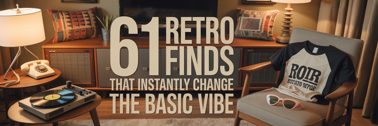 61 Retro Finds That Instantly Change the Basic Vibe