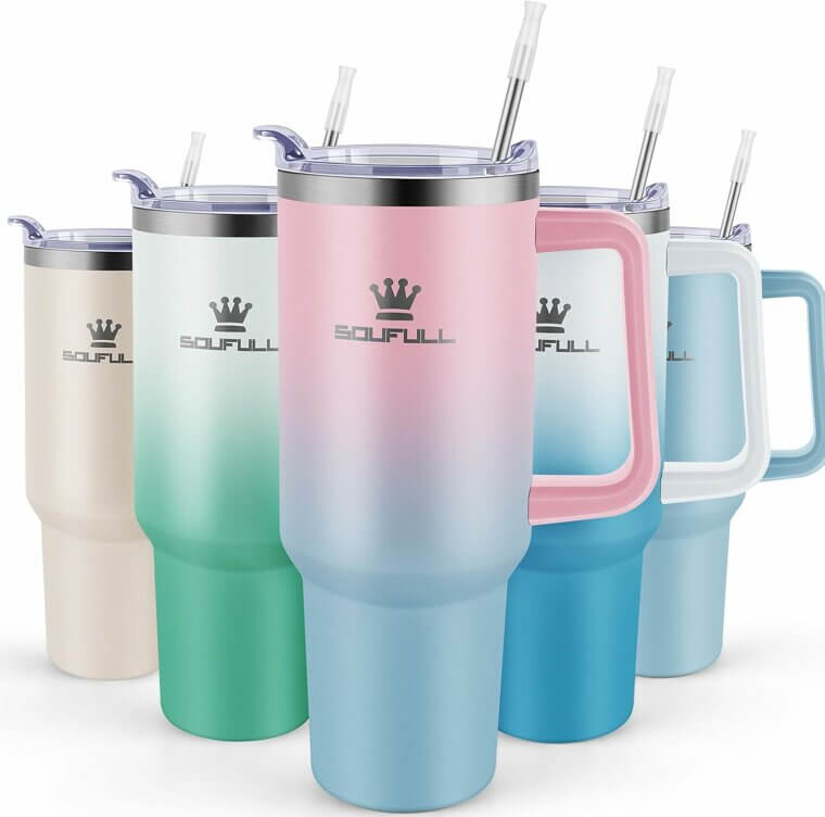 40 oz Leak-proof Insulated Tumbler - Keeps Drinks Hot or Cold! Enjoy 20% Off!