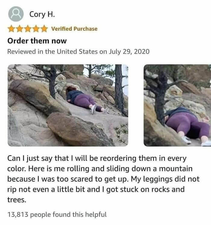 She'll Be Wearing Purple Leggings When She Comes Down The Mountain