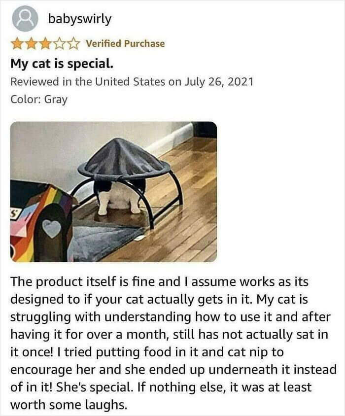 User Could Not Understand The Instructions