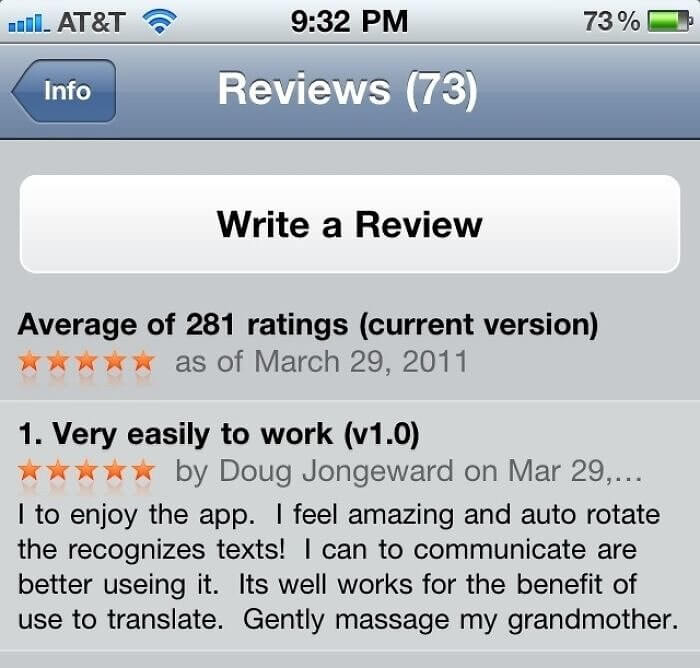 This Translator App Is The Most Bestest Of The World