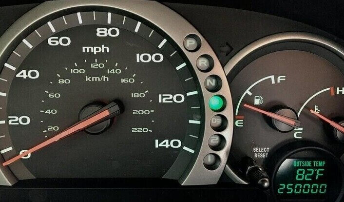 Take Note of the Odometer Reading