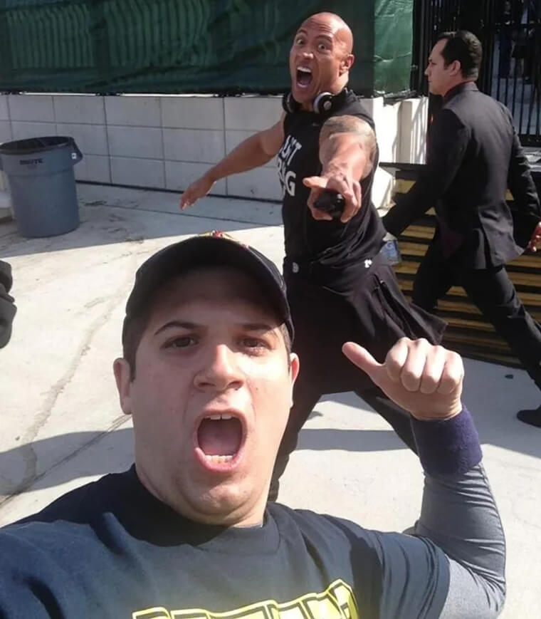 The Rock mantendo a realidade