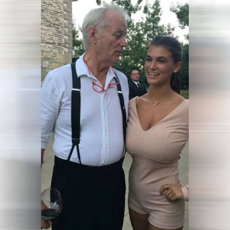 Ainda bem que o Bill Murray foi ao casamento
