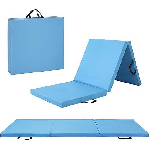 Durable Folding Exercise Mat that Protects During Any Workout. 