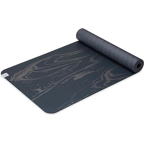 Grippy Gaiam Dry-Grip Yoga Mat that Stays Put During Hot Yoga. 