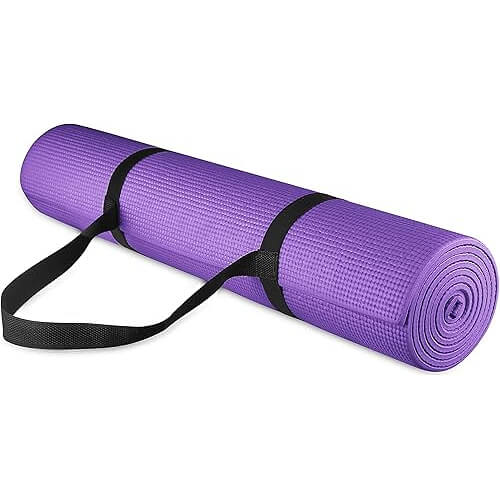Durable Fitvids Exercise Yoga Mat that Withstands Intense Workouts. 
