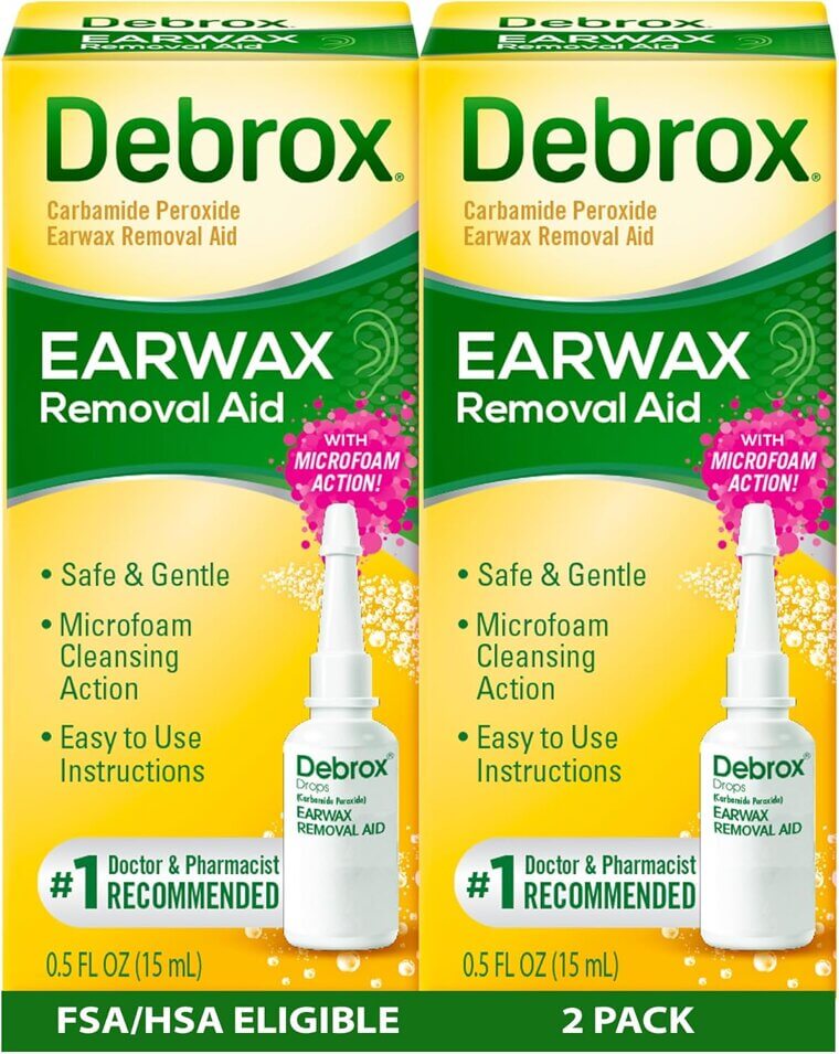 Debrox Ear Drops - Quick Relief from Ear Wax Build-Up - Now 33% Off!