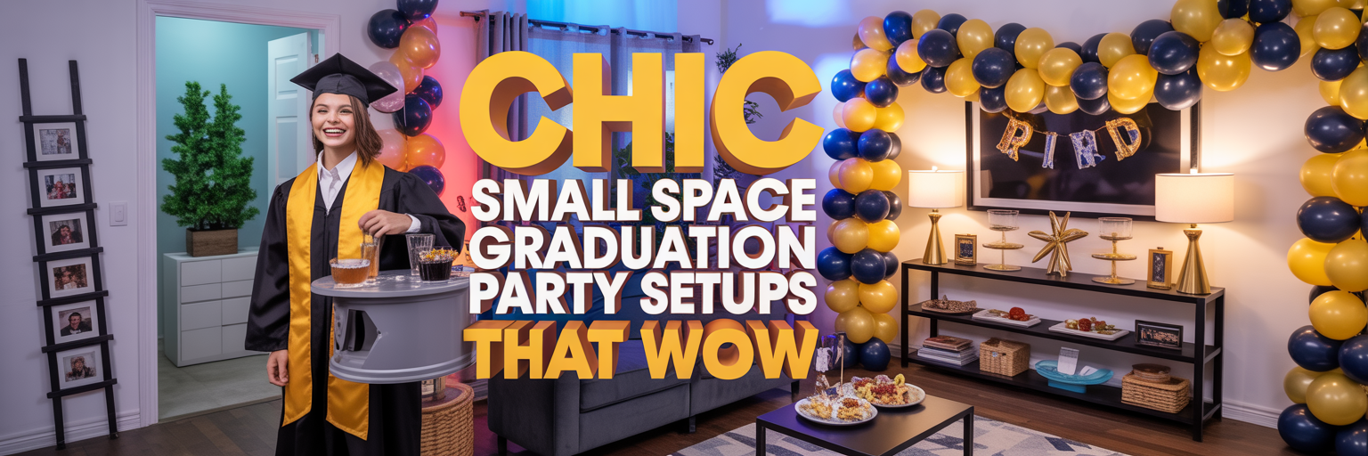 Indoor Graduation Party Setups for Apartments and Small Spaces