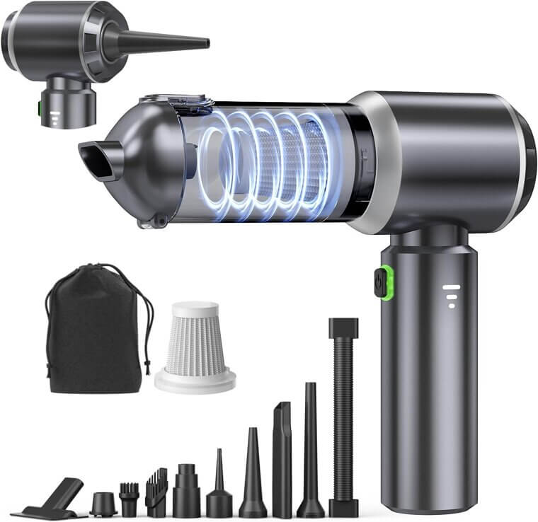Car Vacuum Cordless - Powerful Suction & Versatile Cleaning - Don’t Miss the 40% Discount!