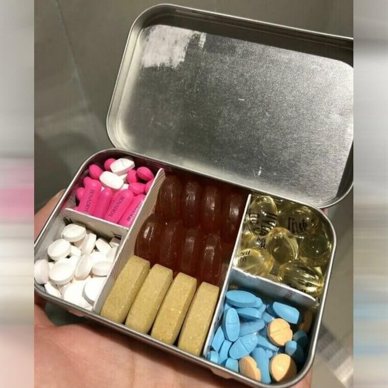 Candy Tins Are Ideal Pill Boxes